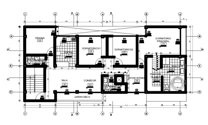 Desain rumah type 200 1 lantai