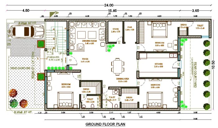 Desain rumah ukuran 250 meter