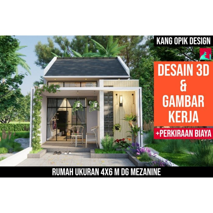 Desain rumah modal 30 juta