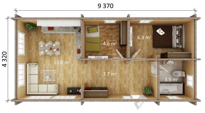 Desain rumah type 36 150