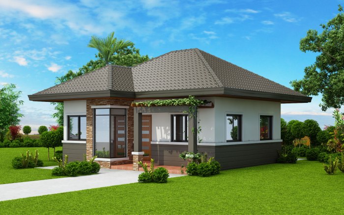 House small bedroom two pinoy simple plan floor roof square eplans nyumba designs plans elegant shd ramani type lot modern