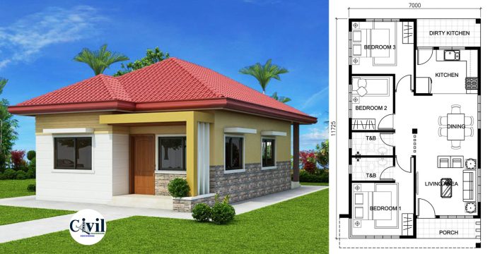 House small bungalow beautiful houses elegant cute simple tiny list dream thoughtskoto