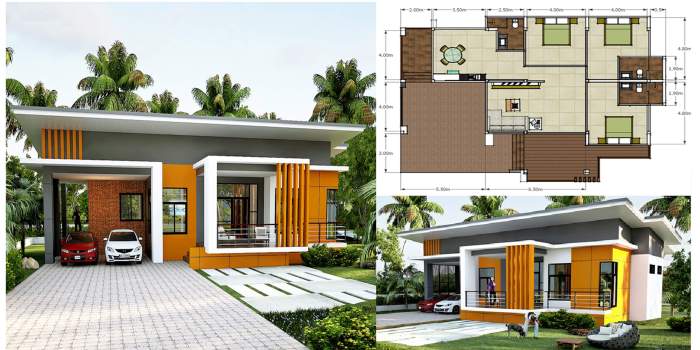 Desain rumah minimalis type 45 1 lantai