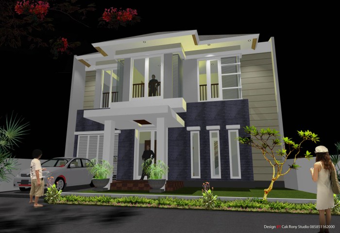 Desain rumah minimalis ukuran 9x14