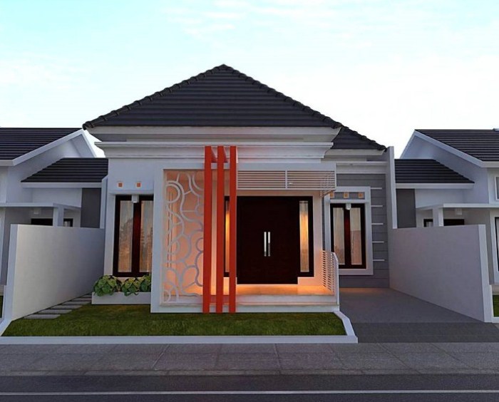 Desain rumah minimalis type 45 1 lantai